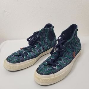 CONVERSE MISSONI CHUCK TAYLOR HI TOP SNEAKERS SIZE 8